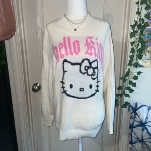 hello kitty white sweater